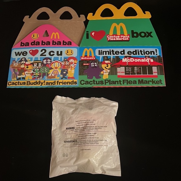 Macdonald's Cacteus Flea Market Adult Happy Meal. CACTUS BUDDY - Picture 3 of 5